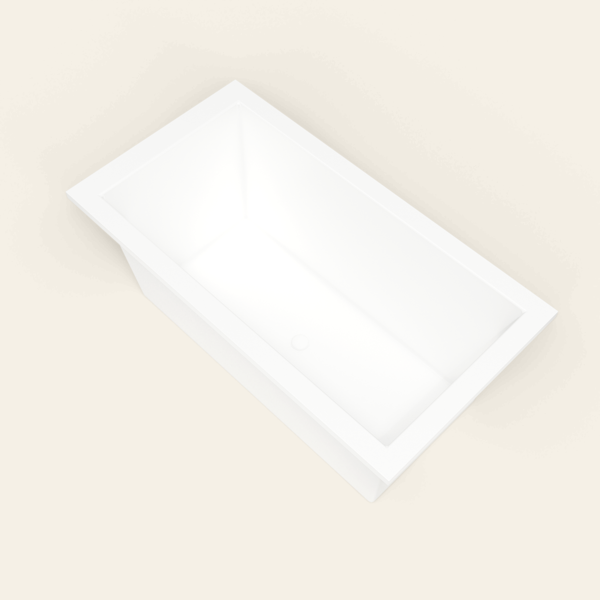 Omnitub 1500×800 white deep soaking bath — interior corner [render:5_interior_corner:nofeet]
