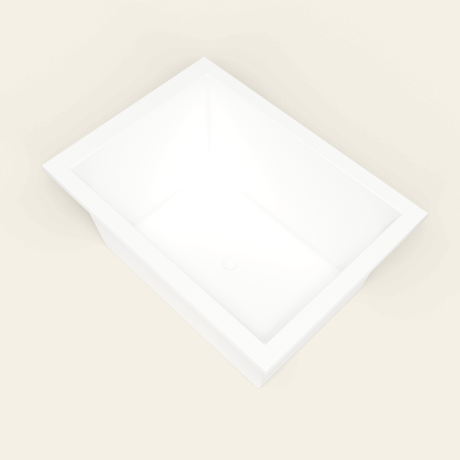 Omnitub 1300×950 white deep soaking bath — interior corner [render:5_interior_corner:nofeet]