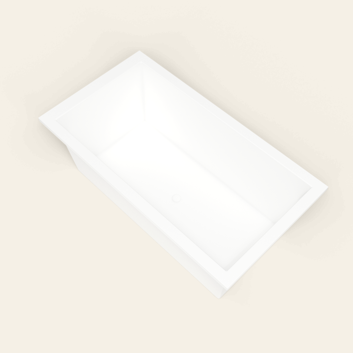 Omnitub 1750×950 white deep soaking bath — interior corner [render:5_interior_corner:nofeet]