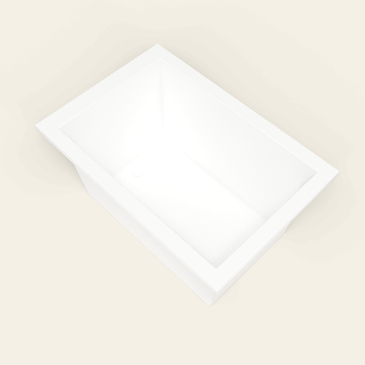 Omnitub 1250×850 white deep soaking bath — interior corner [render:5_interior_corner:nofeet]