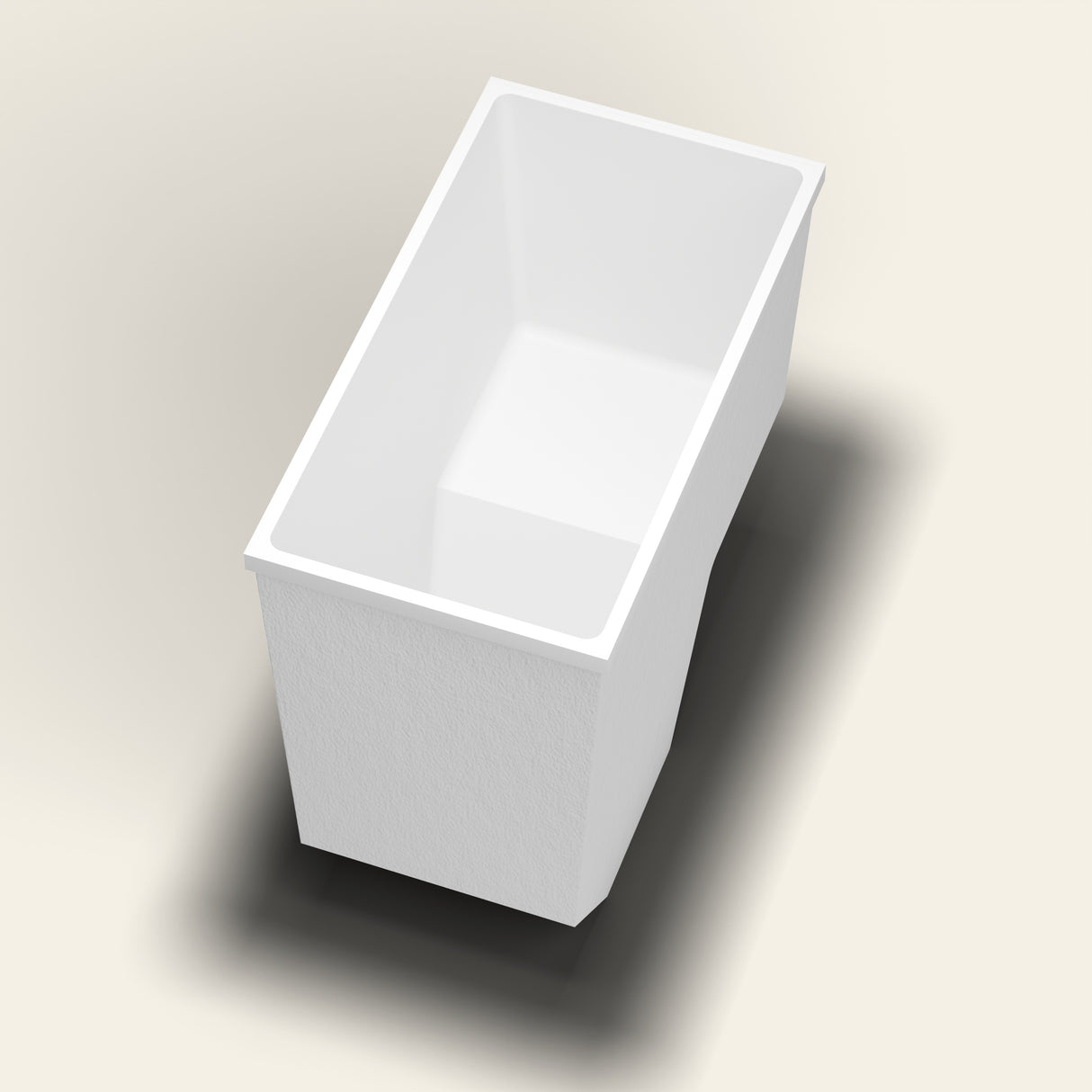 Omnitub 1100 x 600 seated soaking tub in footclose