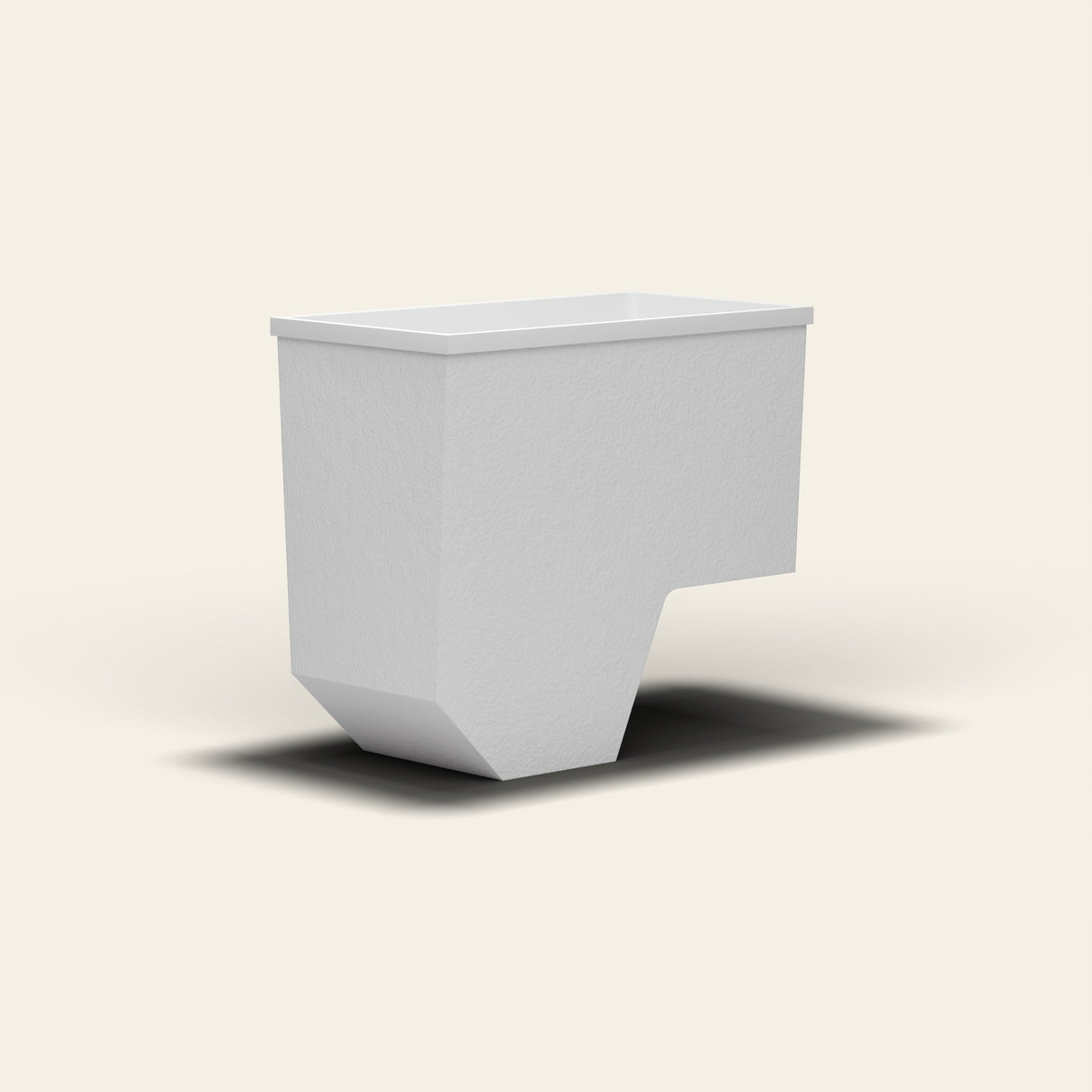 Omnitub 1100 x 600 seated soaking tub lowcorner