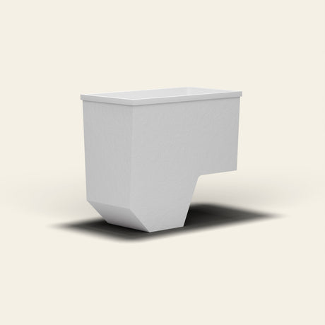 Omnitub 1100 x 600 seated soaking tub lowcorner
