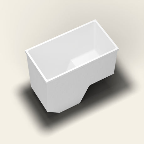 Omnitub 1100 x 600 seated soaking tub tipped