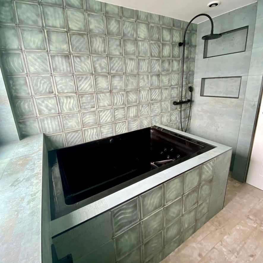 Extra Deep Whirlpool Baths by Omnitub - installed in bathroom