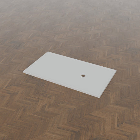1800 × 1000 Rectangular Shower Tray – 45mm Slim Non-Slip — three-quarter view · Omnitub gallery 34