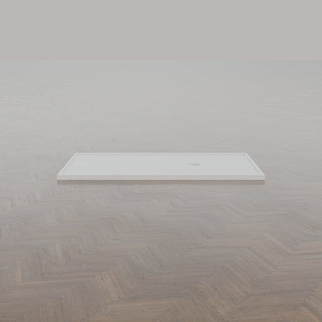 1800 × 1000 Rectangular Shower Tray – 45mm Slim Non-Slip — side profile · Omnitub gallery side