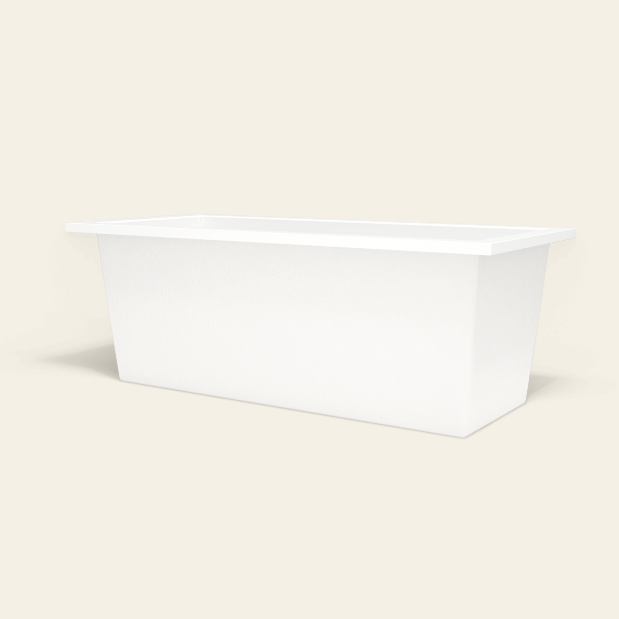 Omnitub 1700×750 white deep soaking bath — low hero [render:8_low_hero:nofeet]