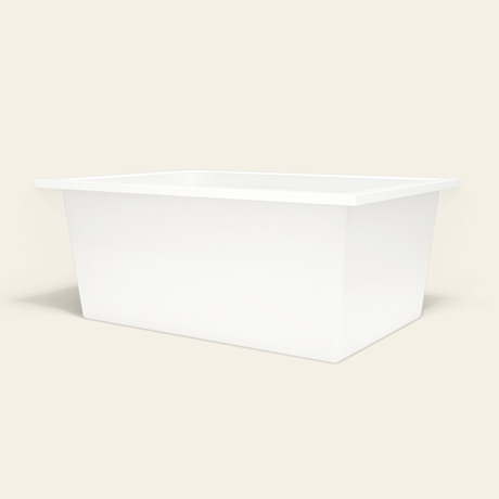 Omnitub 1500×1050 white deep soaking bath — low hero [render:8_low_hero:nofeet]