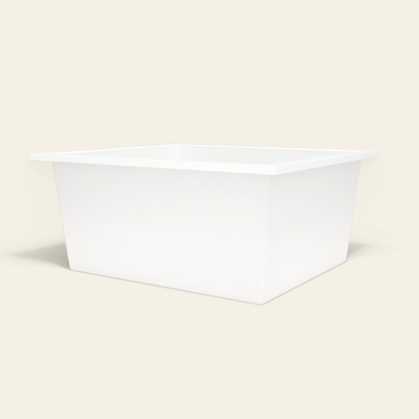 Omnitub 1400×1200 white deep soaking bath — low hero [render:8_low_hero:nofeet]