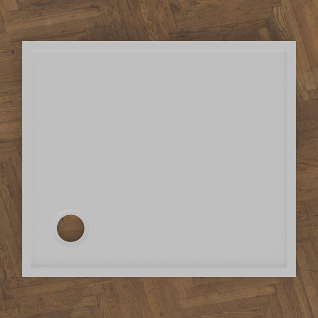 900 × 775 Rectangular Shower Tray – 45mm Slim Non-Slip — bird's-eye · Omnitub bird's-eye hero