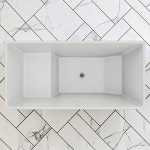 1350 x 700 Seated Soaking Tub – 1000mm Depth – Rectangular – Omnitub
