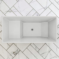 1350 x 700 Deep Seated Whirlpool Bath – 1000mm Depth by Omnitub