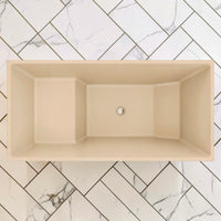 1350 x 700 Deep Seated Whirlpool Bath – 1000mm Depth by Omnitub
