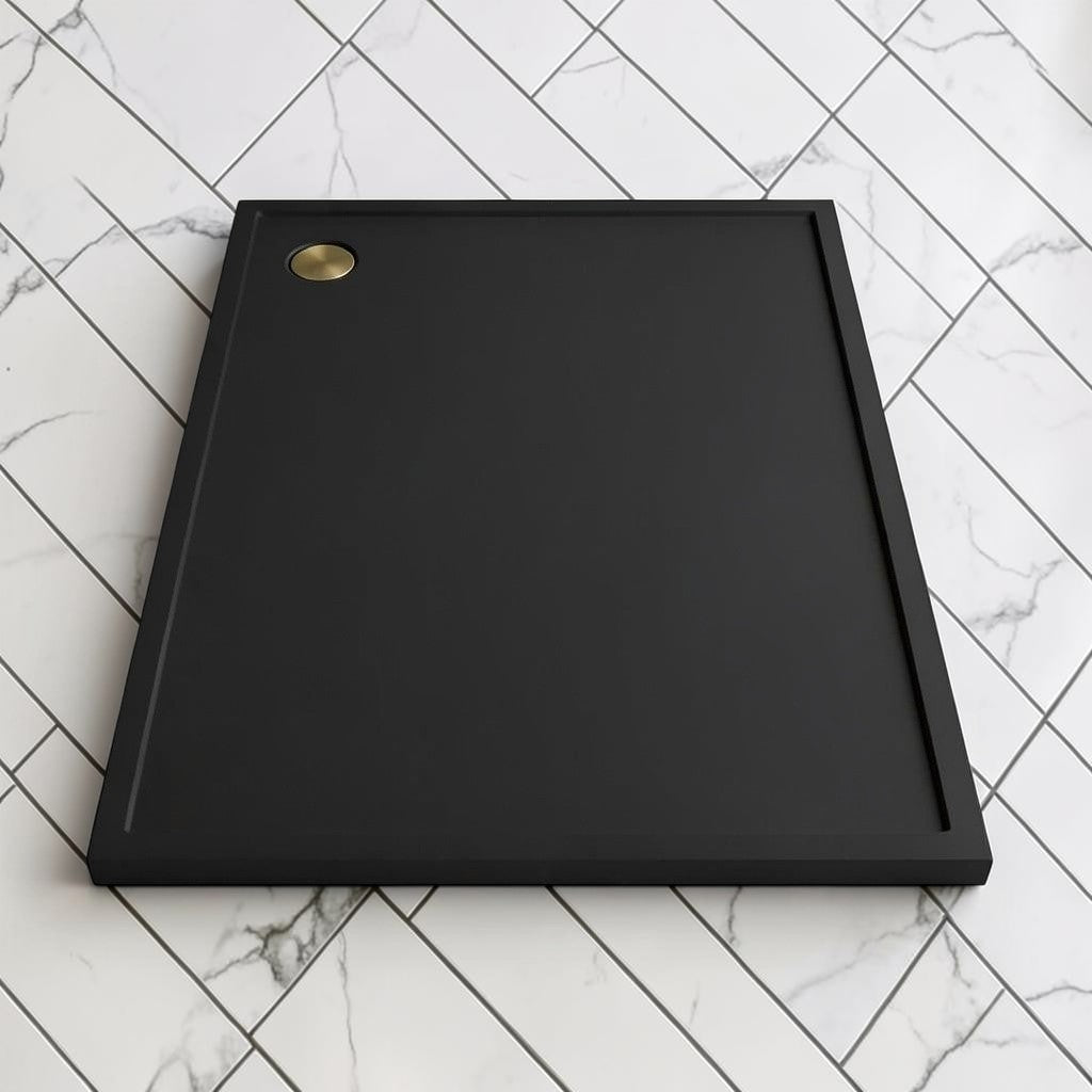 Omnitub 2000 x 1000 rectangular shower tray 35mm slim non-slip - alternate angle