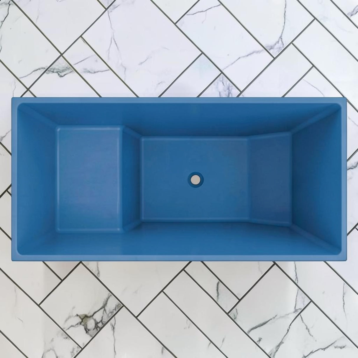 1350 x 700 Seated Soaking Tub – 1000mm Depth – Rectangular – Omnitub