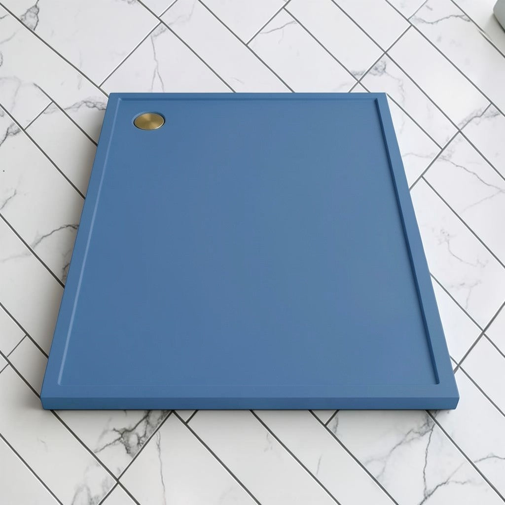 Omnitub 2000 x 1000 rectangular shower tray 35mm slim non-slip - bathroom installation