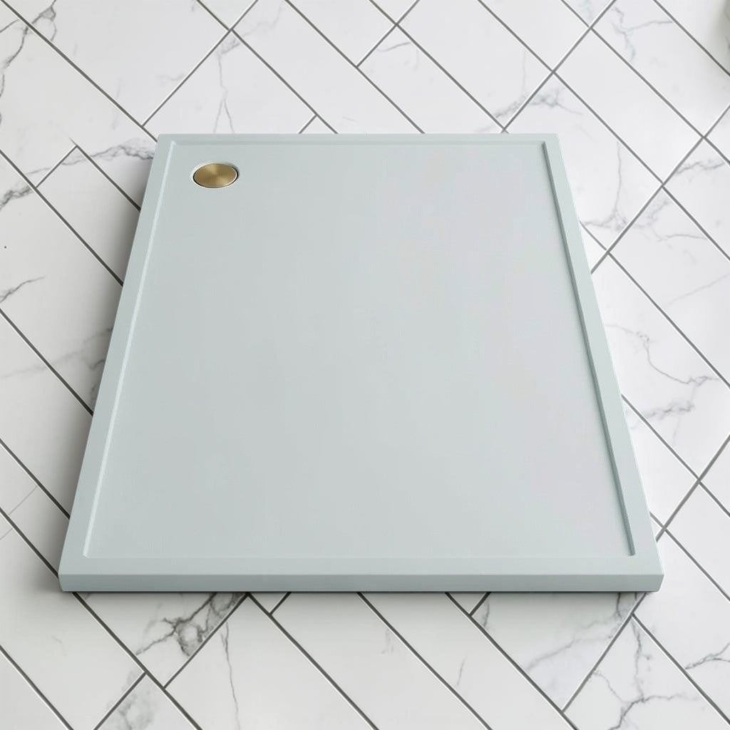 Omnitub 2000 x 1000 rectangular shower tray 35mm slim non-slip - design feature