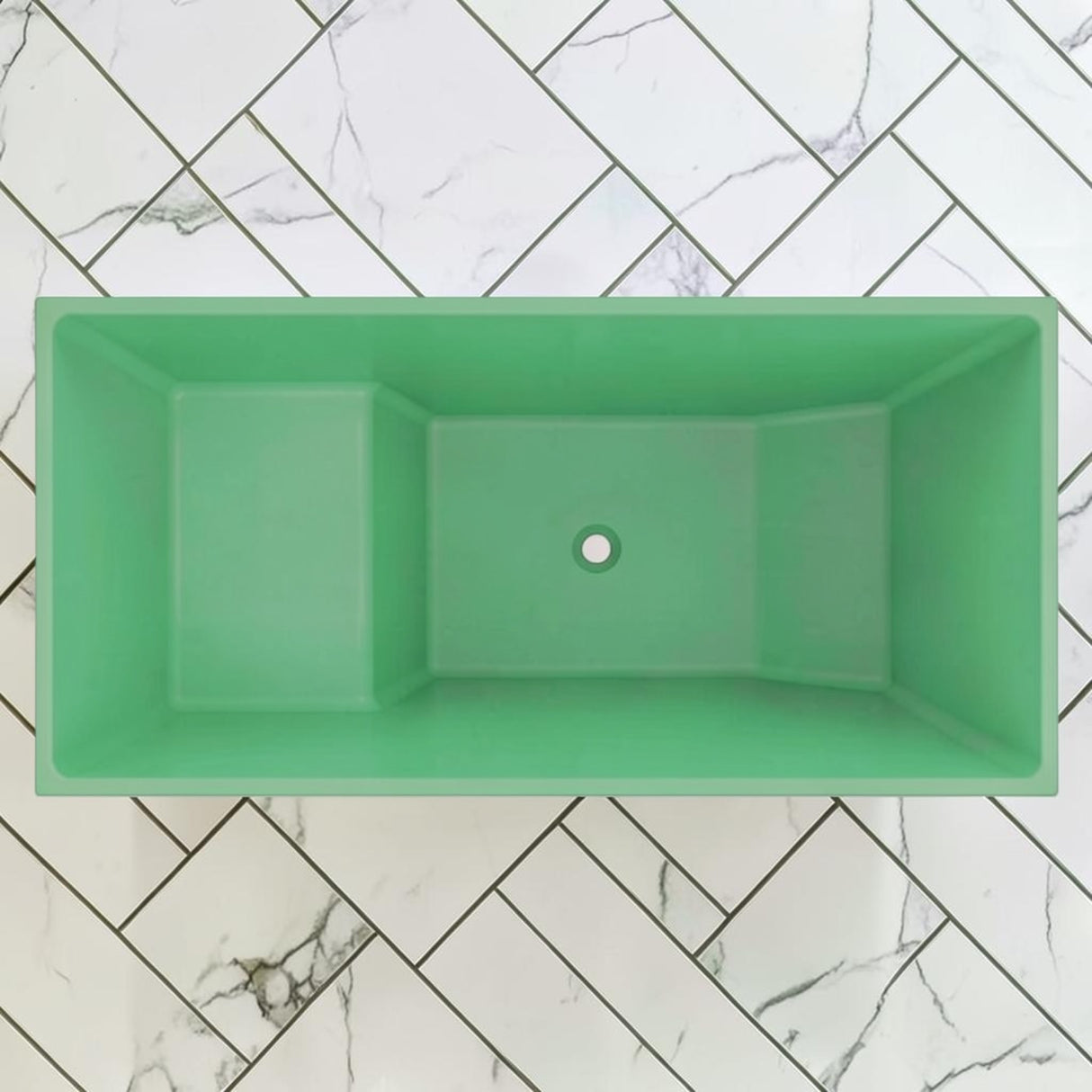 1350 x 700 Seated Soaking Tub – 1000mm Depth – Rectangular – Omnitub