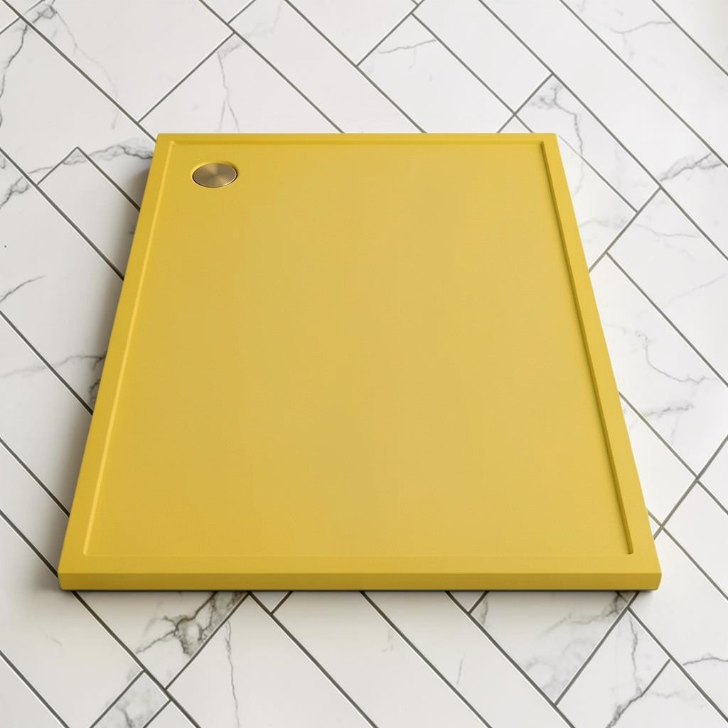 Omnitub 2000 x 1000 rectangular shower tray 35mm slim non-slip - configuration detail