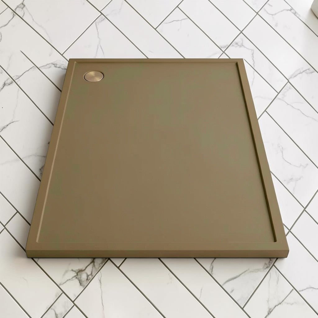 Omnitub 2000 x 1000 rectangular shower tray 35mm slim non-slip - feature highlight