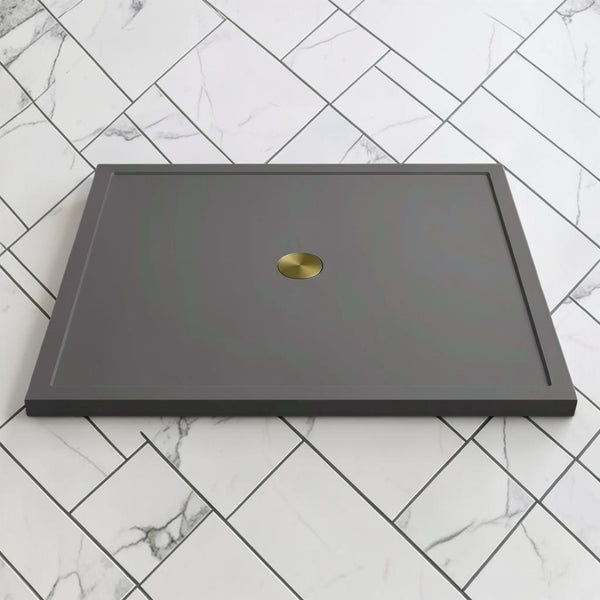 Omnitub 800 x 800 square shower tray 35mm slim non-slip - main product view