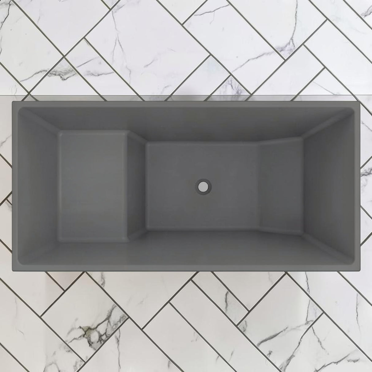 1350 x 700 Seated Soaking Tub – 1000mm Depth – Rectangular – Omnitub