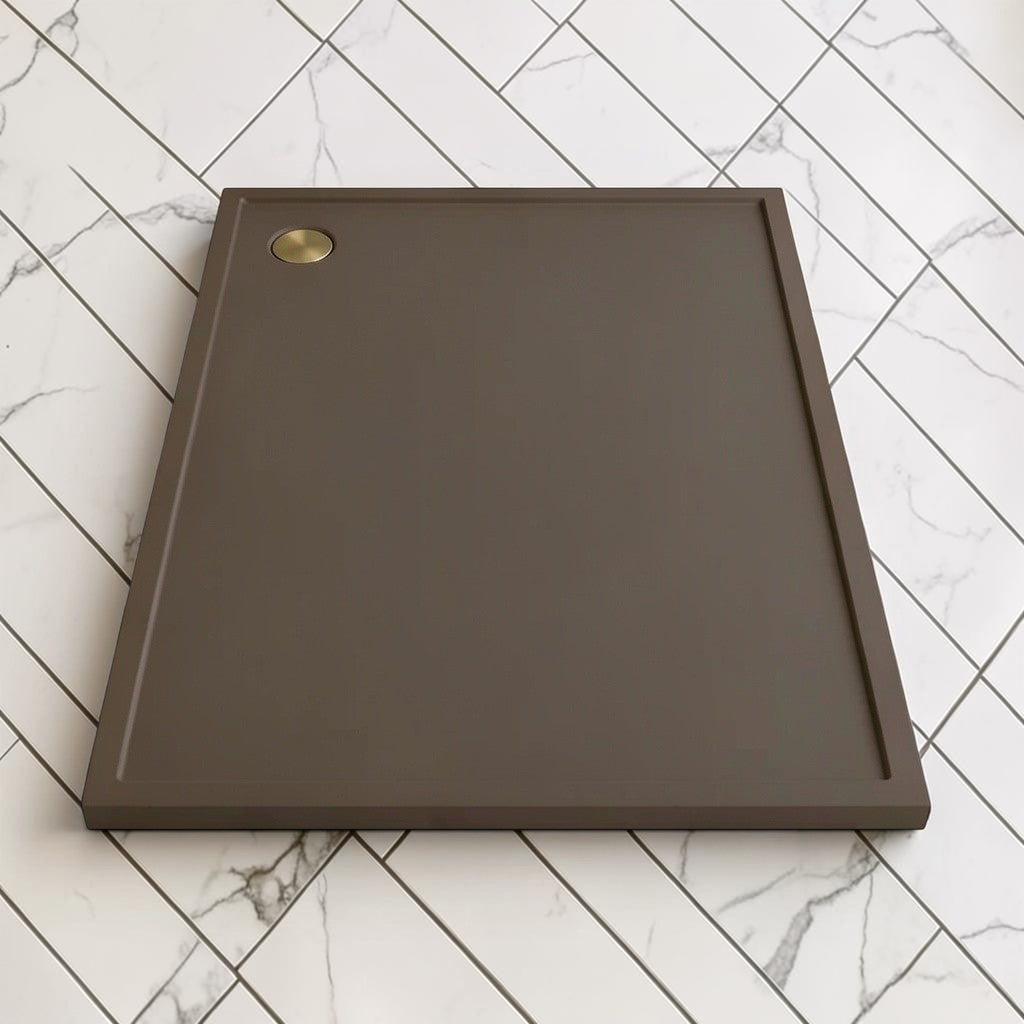 Omnitub 2000 x 1000 rectangular shower tray 35mm slim non-slip - lifestyle setting