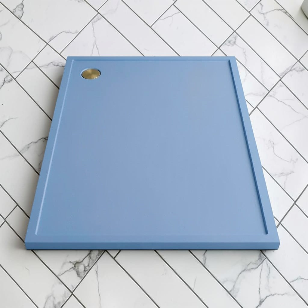 Omnitub 2000 x 1000 rectangular shower tray 35mm slim non-slip - main product view
