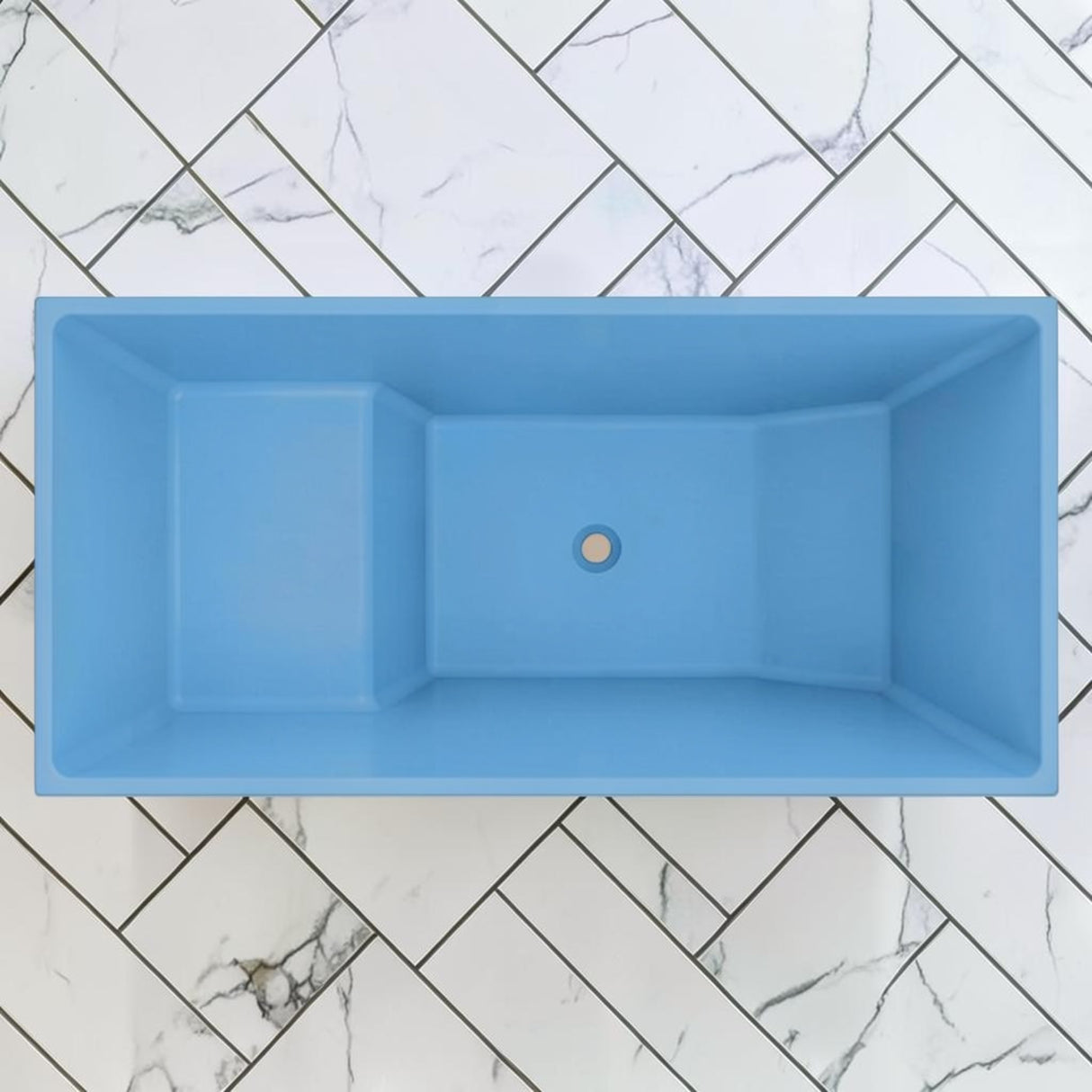 1350 x 700 Seated Soaking Tub – 1000mm Depth – Rectangular – Omnitub