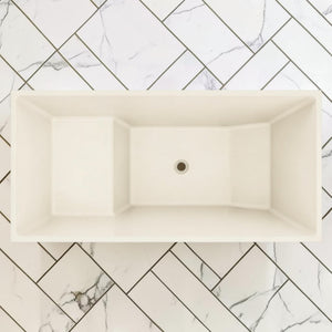 1350 x 700 Seated Soaking Tub – 1000mm Depth – Rectangular – Omnitub
