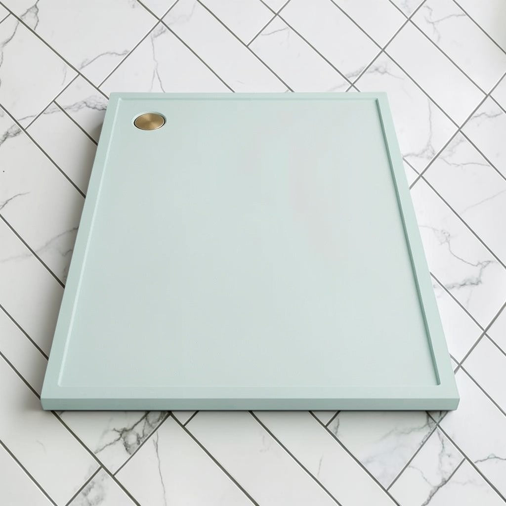 Omnitub 2000 x 1000 rectangular shower tray 35mm slim non-slip - interior detail