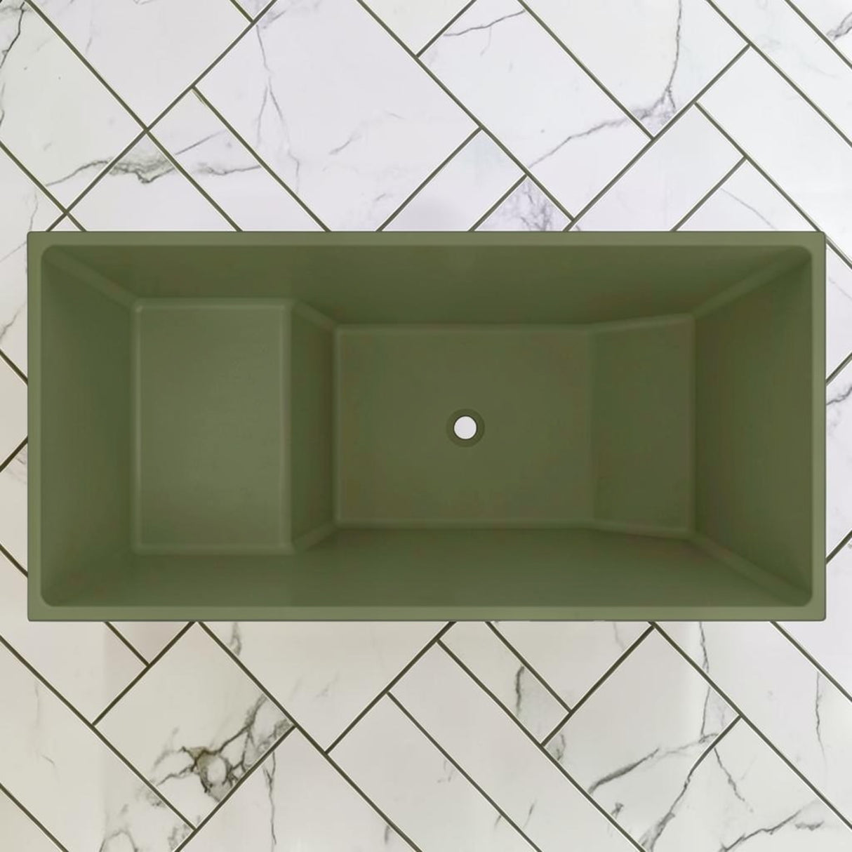 1350 x 700 Seated Soaking Tub – 1000mm Depth – Rectangular – Omnitub