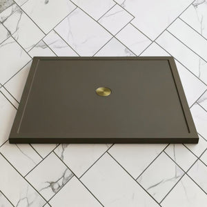 Omnitub 1500 x 1500 square shower tray 35mm slim non-slip - colour detail