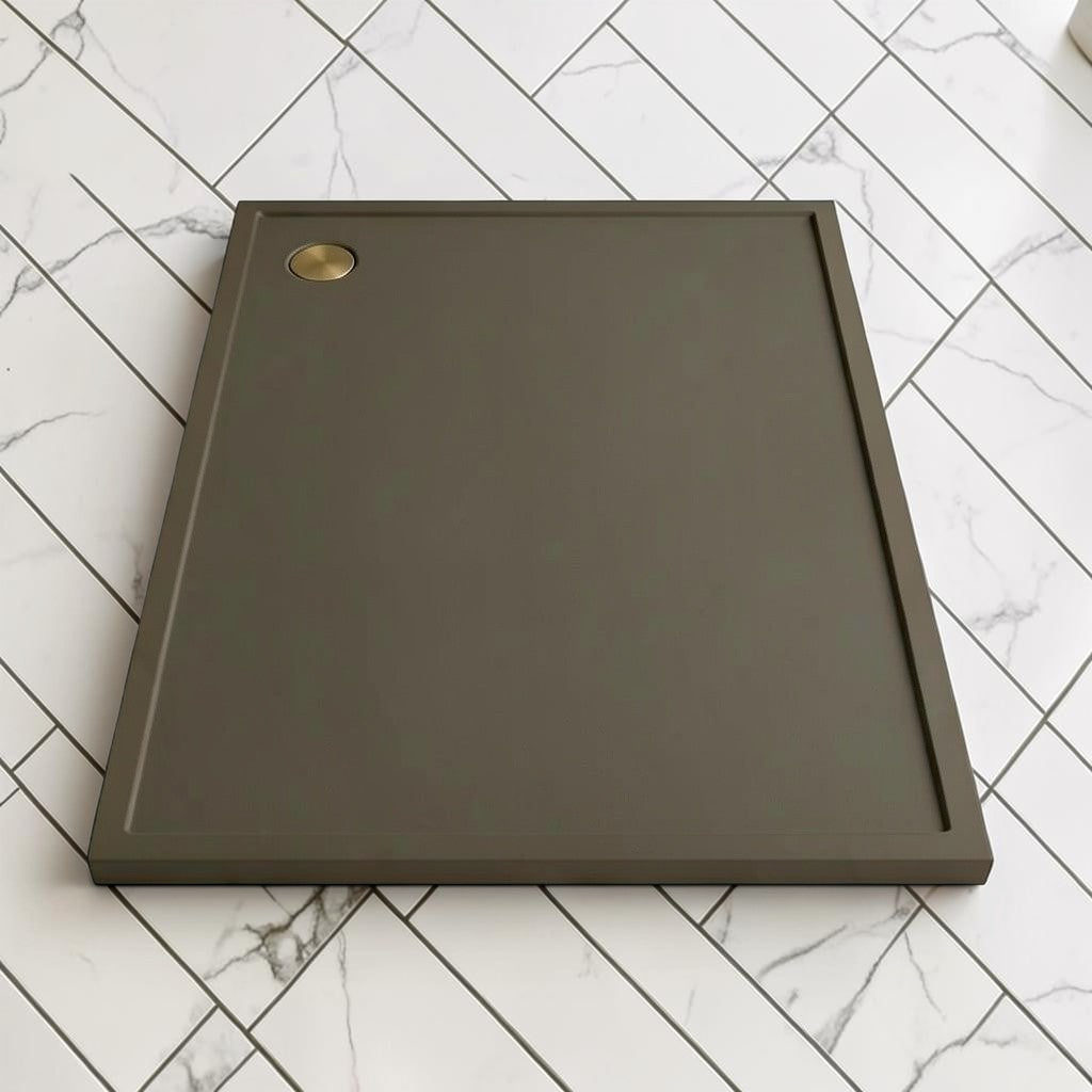 Omnitub 2000 x 1000 rectangular shower tray 35mm slim non-slip - bathroom installation