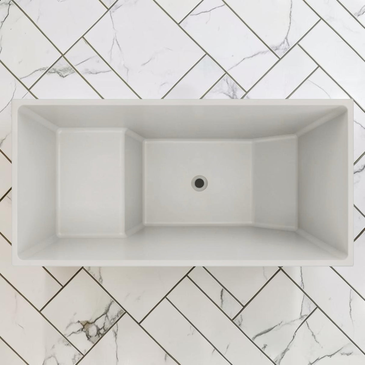 1350 x 700 Seated Soaking Tub – 1000mm Depth – Rectangular – Omnitub