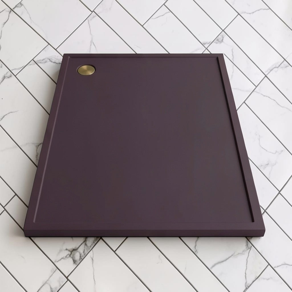Omnitub 2000 x 1000 rectangular shower tray 35mm slim non-slip - design feature