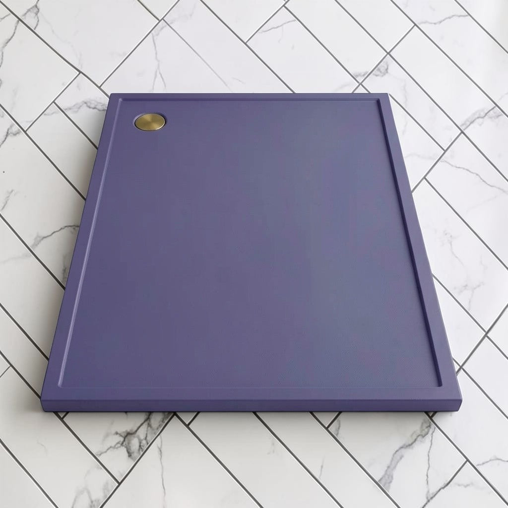 Omnitub 2000 x 1000 rectangular shower tray 35mm slim non-slip - colour detail