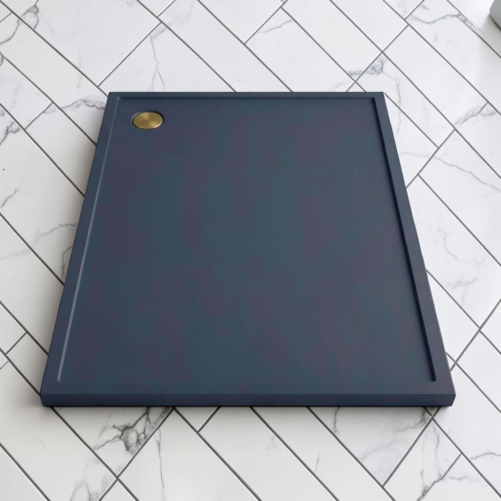 Omnitub 2000 x 1000 rectangular shower tray 35mm slim non-slip - configuration detail