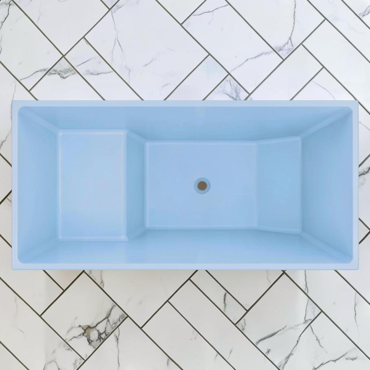 1350 x 700 Seated Soaking Tub – 1000mm Depth – Rectangular – Omnitub