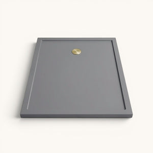 1100 x 800 Rectangular Shower Tray – 35mm Slim Non-Slip | Omnitub