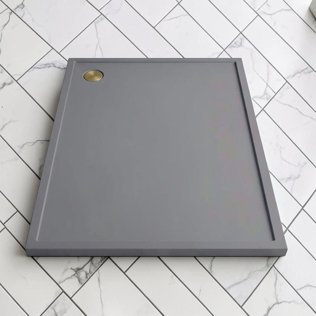 Omnitub 2000 x 1000 rectangular shower tray 35mm slim non-slip - lifestyle setting