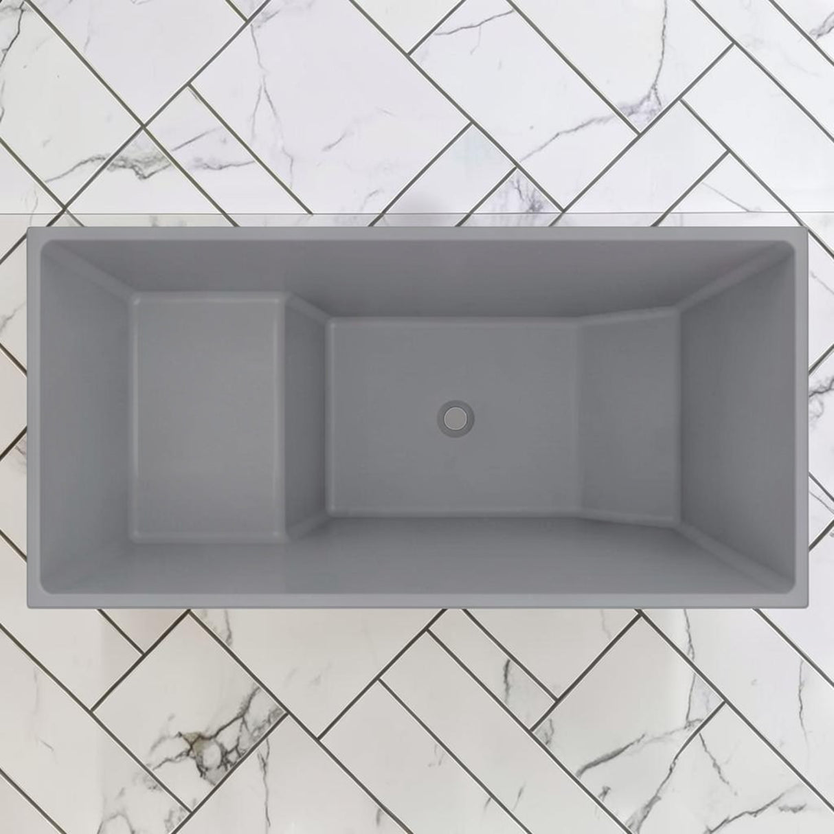 1350 x 700 Seated Soaking Tub – 1000mm Depth – Rectangular – Omnitub