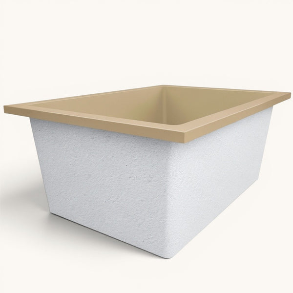 1500 x 1050 Deep Soaking Tub – 600mm Depth – Wide Rectangular – Omnitub