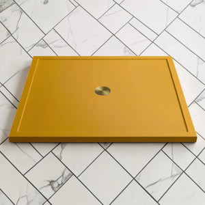 Omnitub 1500 x 1500 square shower tray 35mm slim non-slip - finish and texture