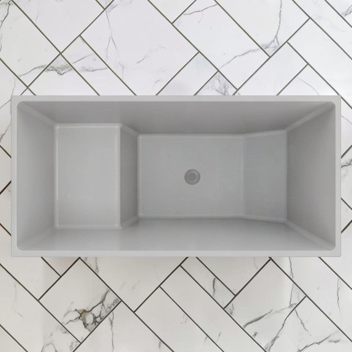 1350 x 700 Seated Soaking Tub – 1000mm Depth – Rectangular – Omnitub