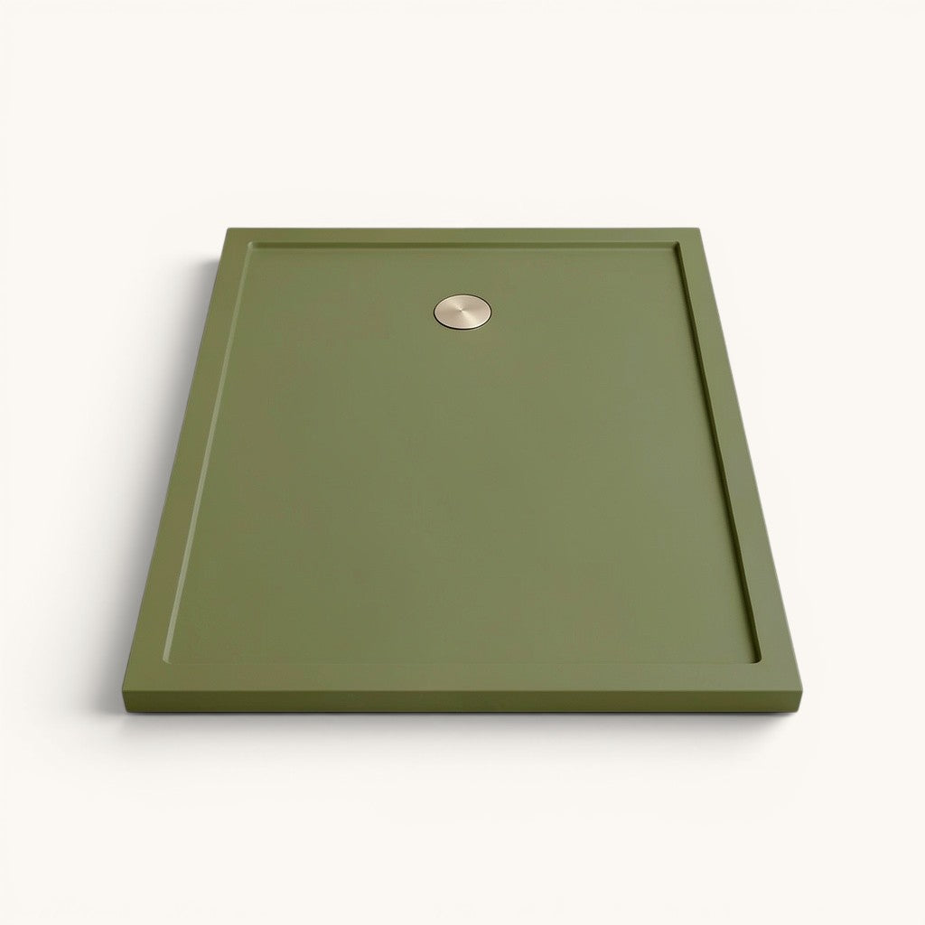 1100 x 800 Rectangular Shower Tray – 35mm Slim Non-Slip | Omnitub