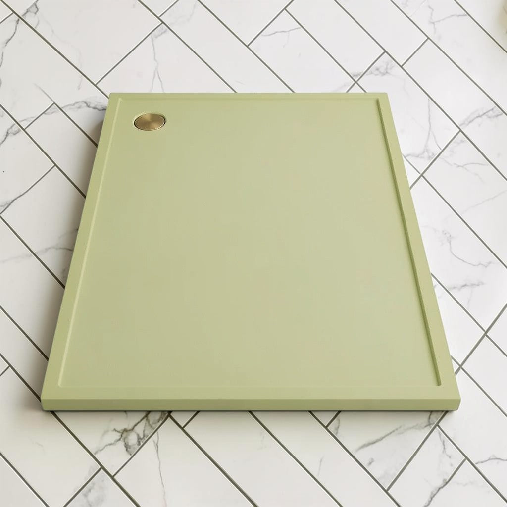 Omnitub 2000 x 1000 rectangular shower tray 35mm slim non-slip - alternate angle