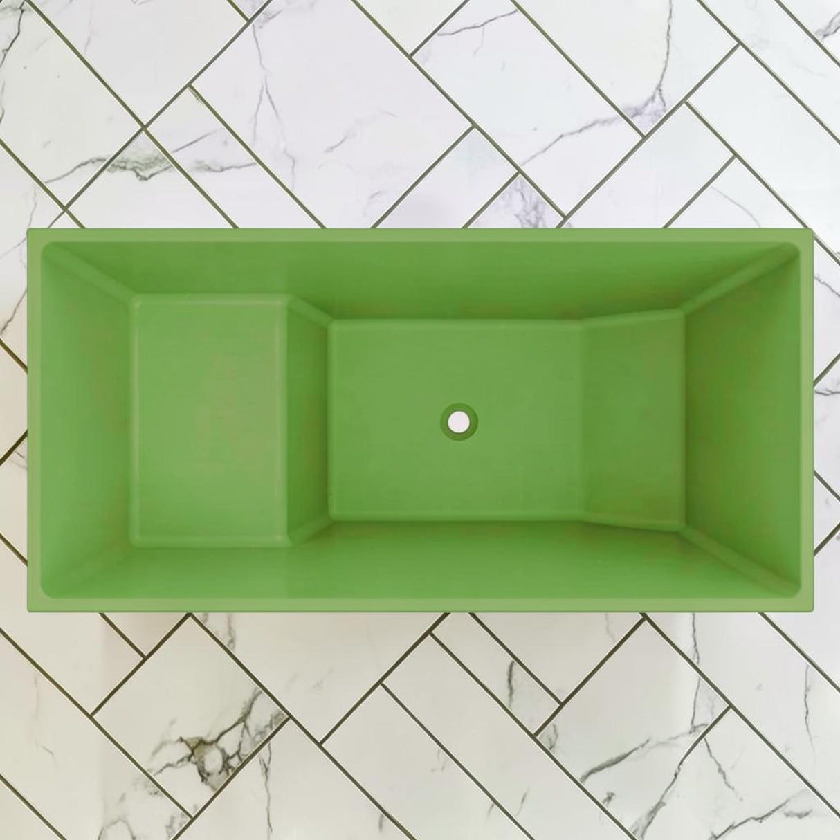 1350 x 700 Seated Soaking Tub – 1000mm Depth – Rectangular – Omnitub