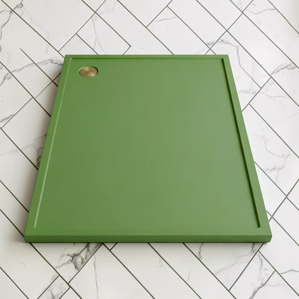 Omnitub 2000 x 1000 rectangular shower tray 35mm slim non-slip - bathroom installation
